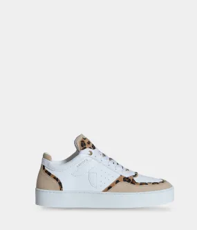 Sneaker Matéo basse biosourcée & recyclée Léopard